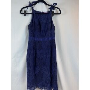 Lilly Pulitzer Kayleigh Navy Blue Shift Dress Women's Size‎ 00